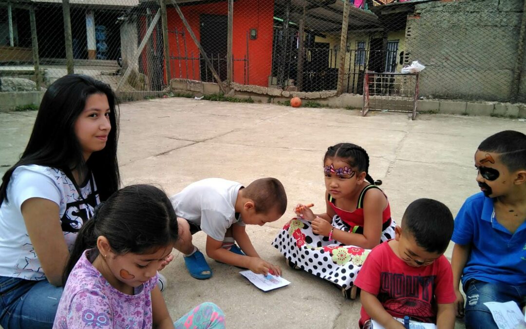 Teenage mission in Columbia -bringing the joy of the gospel to others