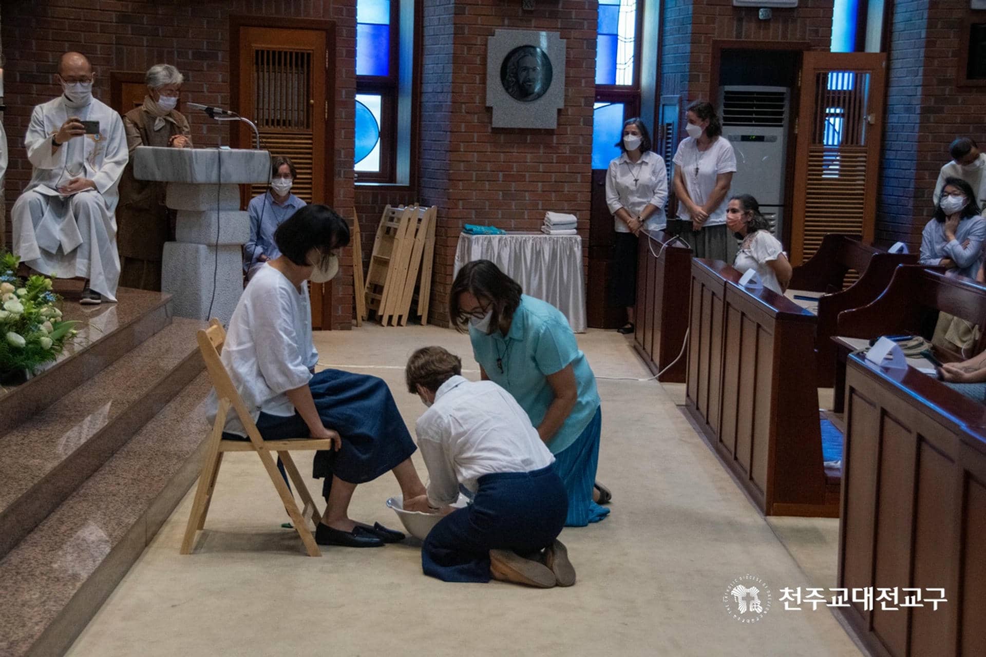 first korean missionary feet washing